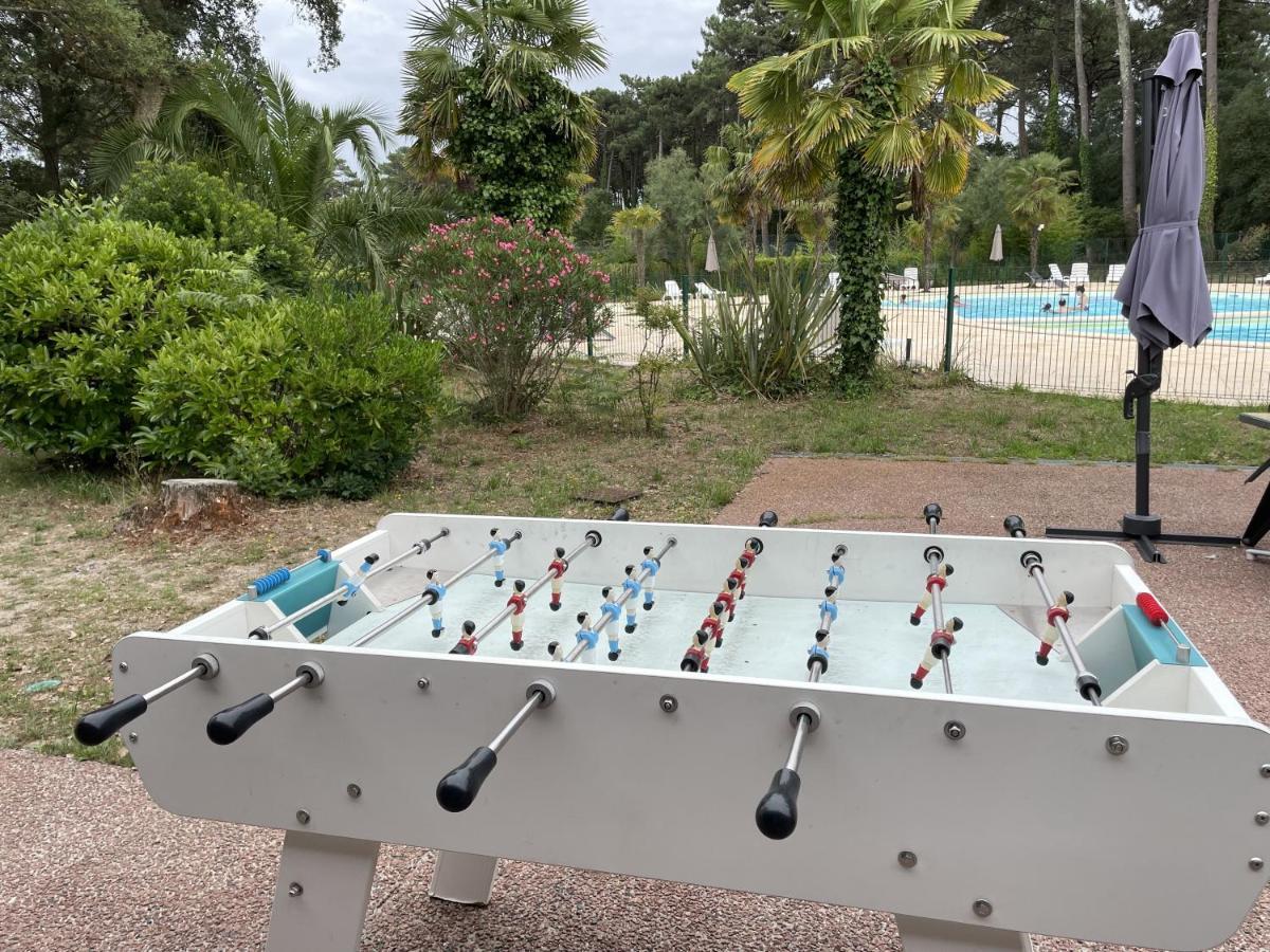 Chalet Paisible A La Plage, Piscine Et Tennis Ondres Exterior foto