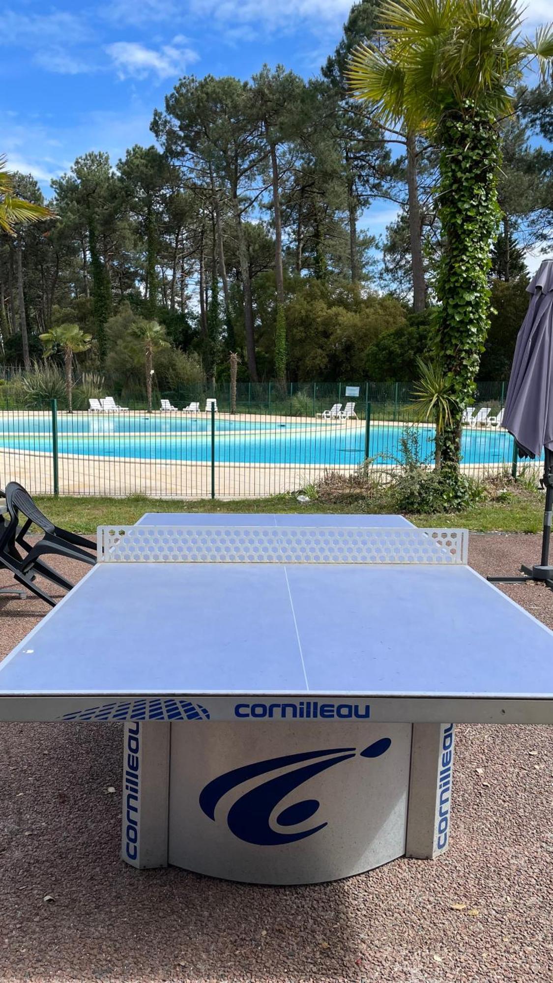 Chalet Paisible A La Plage, Piscine Et Tennis Ondres Exterior foto
