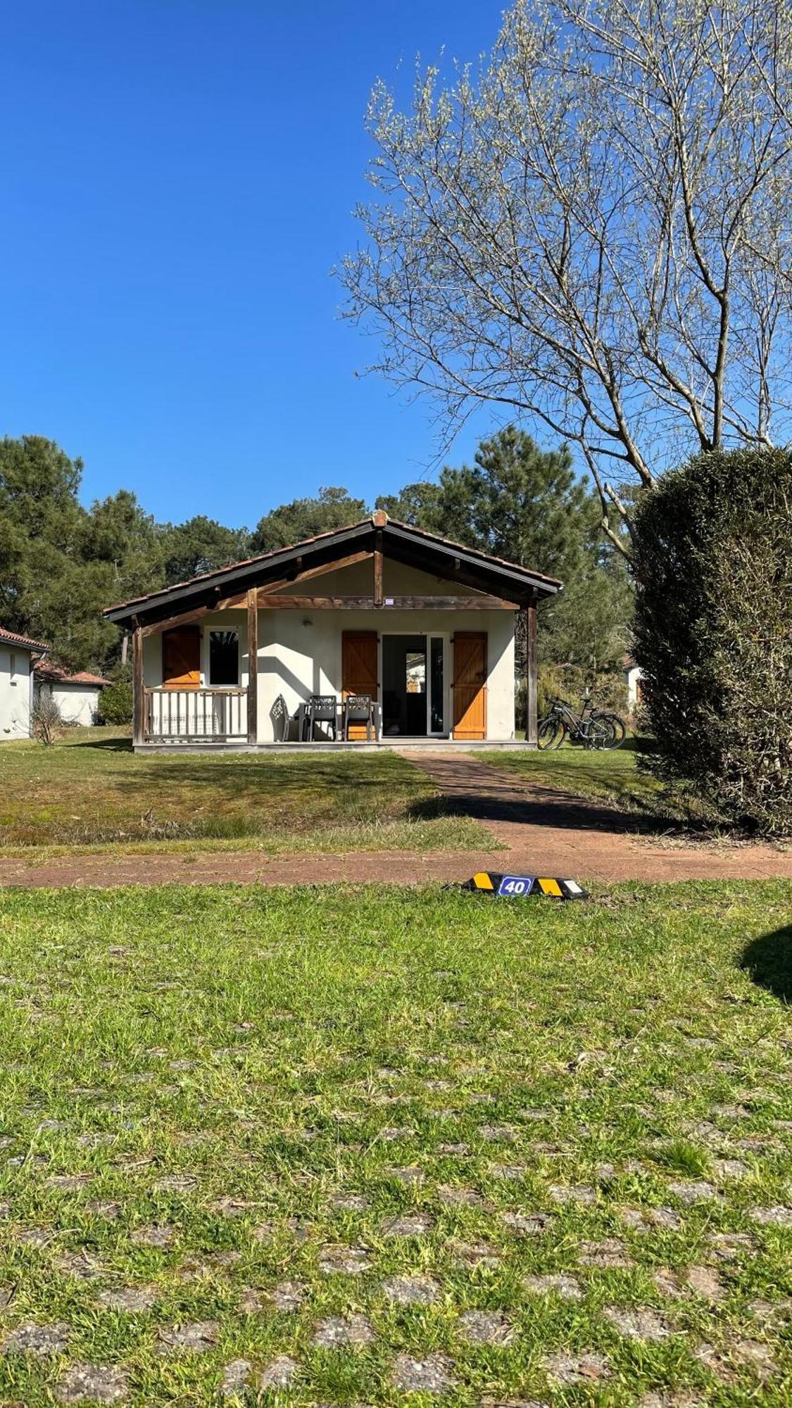Chalet Paisible A La Plage, Piscine Et Tennis Ondres Exterior foto